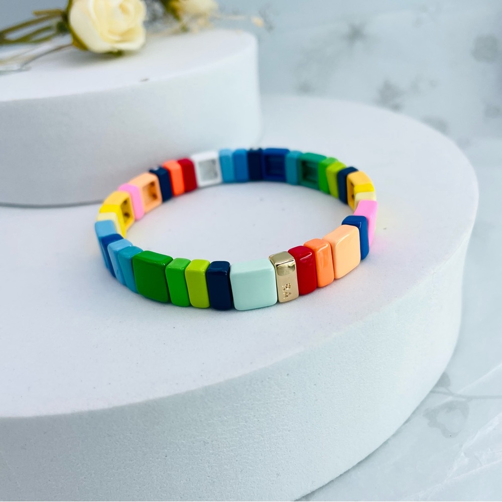 ROXANNE ASSOULIN Mommy Rainbow Heart Bracelet firm price FIRM PRICE - Picture 3 of 4